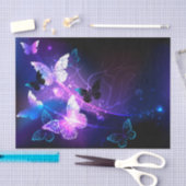 Papier Mousseline Arrière - plan aux papillons de nuit (Artisanat)