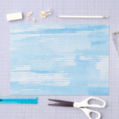 Papier Mousseline Arrière - plan bleu abstrait d'aquarelle, texture. (Artisanat)