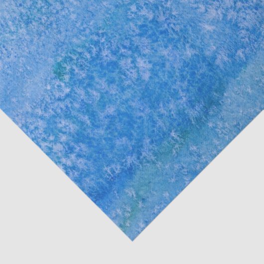 Papier Mousseline Arrière - plan bleu d'aquarelle (Détail)