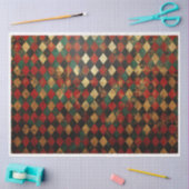 Papier Mousseline Arrière - plan de Christmas Harliquin (Artisanat)