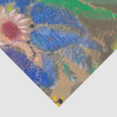 Papier Mousseline Arrière - plan de fleurs abstrait d'Odilon Redon. (Détail)