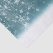 Papier Mousseline Arrière - plan de flocon d'hiver (Détail)