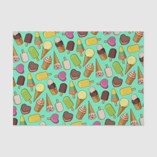 Papier Mousseline Arrière - plan de glace (Recto)