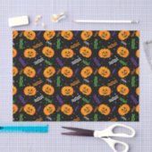 Papier Mousseline Arrière - plan de Jack-o'lanternes (Artisanat)
