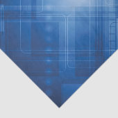 Papier Mousseline Arrière - plan de pointe bleu-foncé (Détail)