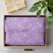 Papier Mousseline Arrière - plan de pourpre d'impression d'amour (Cadeau)