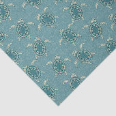 Papier Mousseline arrière - plan de tortues (Détail)