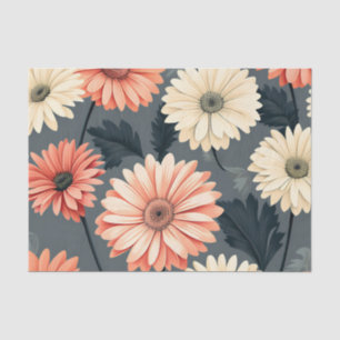 Papier Mousseline Arrière - plan défraîchi Gerbera Daisies