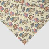 Papier Mousseline Arrière - plan des icônes de jouets (Détail)