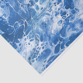 Papier Mousseline Arrière - plan en marbre bleu Abstrait (Détail)