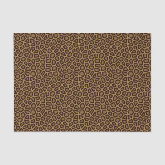 Papier Mousseline arrière - plan en tuiles avec fourrure de léopard (Recto)