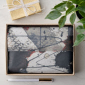 Papier Mousseline Arrière - plan grunge abstrait, texture d'encre (Cadeau)