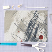 Papier Mousseline Arrière - plan grunge abstrait, texture d'encre. 2 (Artisanat)