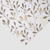 Papier Mousseline Arrière - plan Motif de feuille de découpage Taupe (Détail)