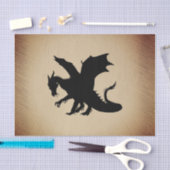 Papier Mousseline Arrière - plan rustique Black Dragon (Artisanat)