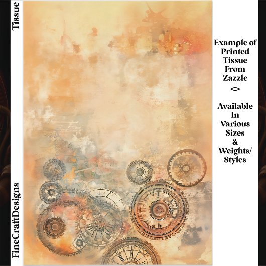 Papier Mousseline Arrière - plan, Sepia Brown, rouille orange ED6 Dé