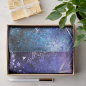 Papier Mousseline Arrière - plan spatial avec étoiles (Cadeau)