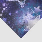 Papier Mousseline Arrière - plan spatial avec étoiles (Détail)