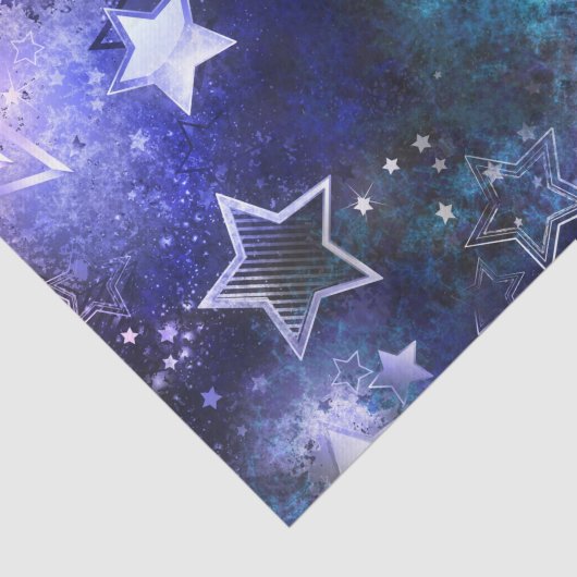 Papier Mousseline Arrière - plan spatial avec étoiles (Détail)