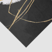 Papier Mousseline Arrière - plan Zen Abstrait Gold Black Green Decou (Détail)