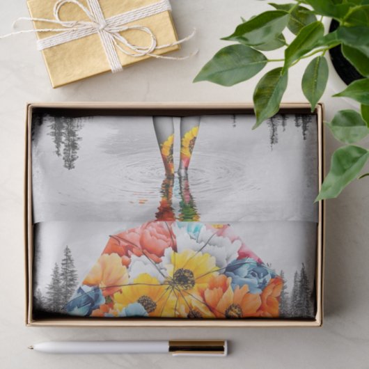 Papier Mousseline Arrosage de fleurs3 (Cadeau)