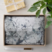 Papier Mousseline Art abstrait d'éclaboussure d'encre (Cadeau)