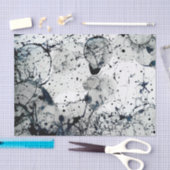 Papier Mousseline Art abstrait d'éclaboussure d'encre (Artisanat)
