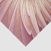 Papier Mousseline Art Abstrait Fractal Fleur & Tons de Bourgogne (Détail)