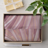 Papier Mousseline Art Abstrait Fractal Fleur & Tons de Bourgogne (Cadeau)