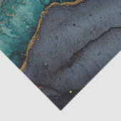 Papier Mousseline Art Abstrait vert (Détail)