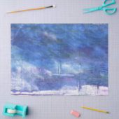 Papier Mousseline Art bleu (Artisanat)
