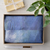 Papier Mousseline Art bleu (Cadeau)