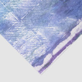 Papier Mousseline Art bleu (Détail)