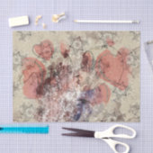 Papier Mousseline Art Collage Hearts 24 Découpage (Artisanat)