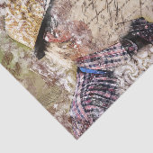 Papier Mousseline Art Collage Man 27 Découpage (Détail)