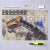 Papier Mousseline Art Collage Music 28 Découpage Tissu Papier (Artisanat)