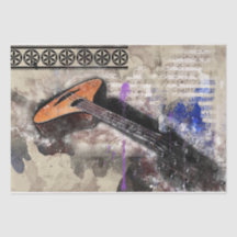 Art Collage Music 28 Découpage Tissu Papier