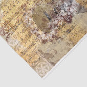 Papier Mousseline Art Collage Music 29 Découpage Tissu Papier (Détail)