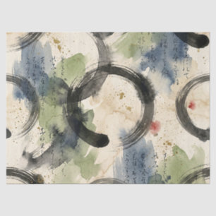 Papier Mousseline Art de calligraphie japonaise vintage (3)