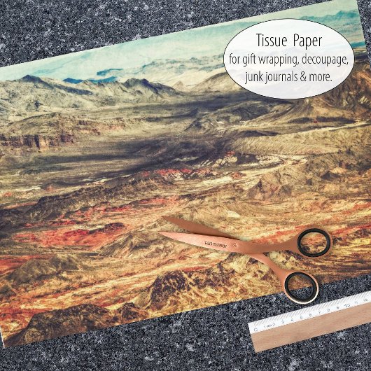 Papier Mousseline Art de la montagne Red Rocks