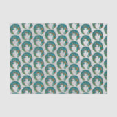 Papier Mousseline Art de l'alligator tribal (Recto)