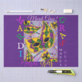 PAPIER MOUSSELINE ART DE MARDI GRAS (Artisanat)