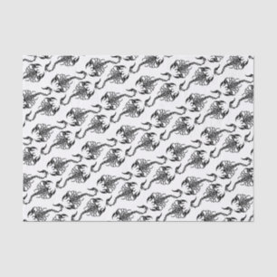 Papier Mousseline Art de scorpion tribal