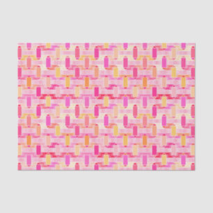 Papier Mousseline Art Déco chic industriel - rose, pêche, or
