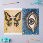 Papier Mousseline Art Déco Collage Découpaging Tissue Paper 1920's (Artisanat)