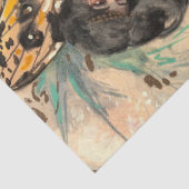 Papier Mousseline Art déco des années 1920 Art nouveau fées (Détail)