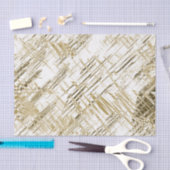 Papier Mousseline Art déco doré (Artisanat)