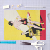 Papier Mousseline Art Déco Flapper Dancing Bar Scene 1920's Gatsby (Artisanat)