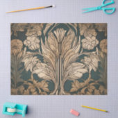 Papier Mousseline Art Déco Floral (Artisanat)