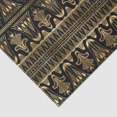 Papier Mousseline Art Deco Floral Geometric Pattern Design (Détail)